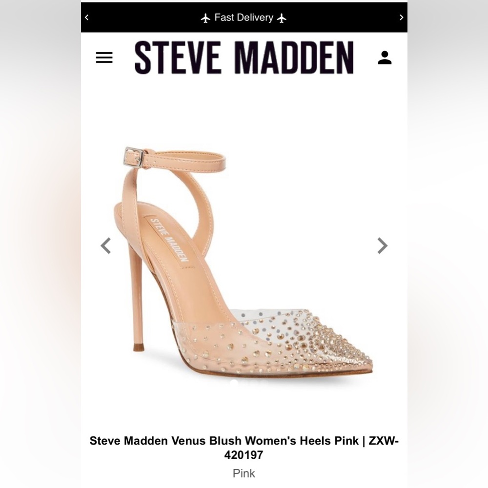 Steve Madden Venus Blush Heels